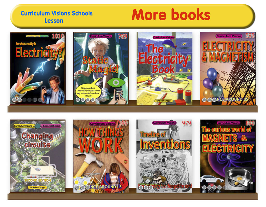 Curated library shelves