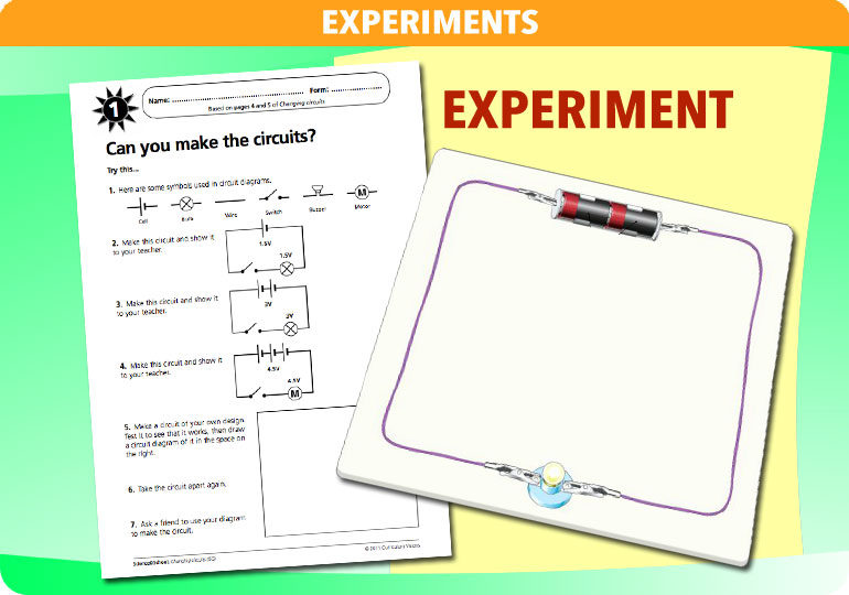 Curriculum Visions teacher changing circuits resource