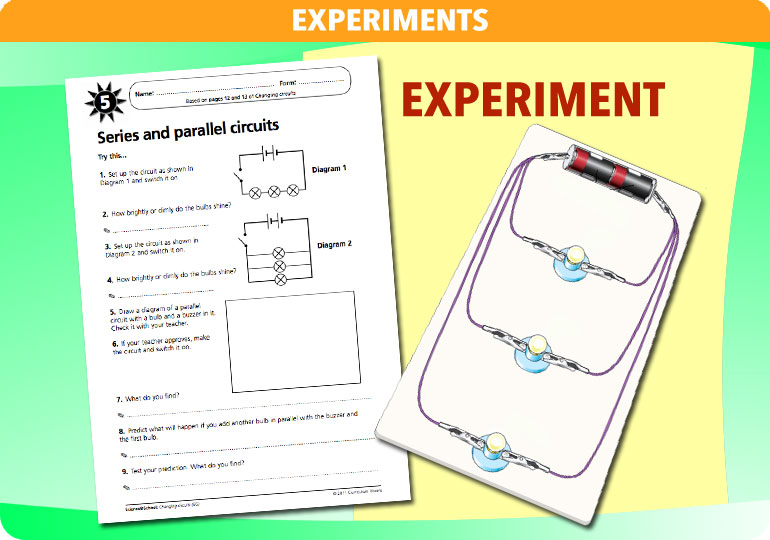 Curriculum Visions teacher changing circuits resource