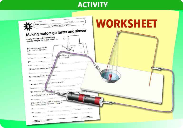 Curriculum Visions teacher changing circuits resource