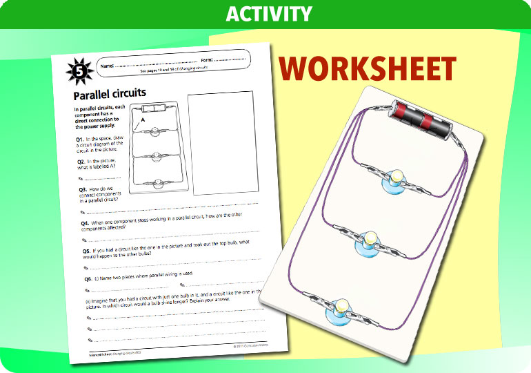 Curriculum Visions teacher changing circuits resource