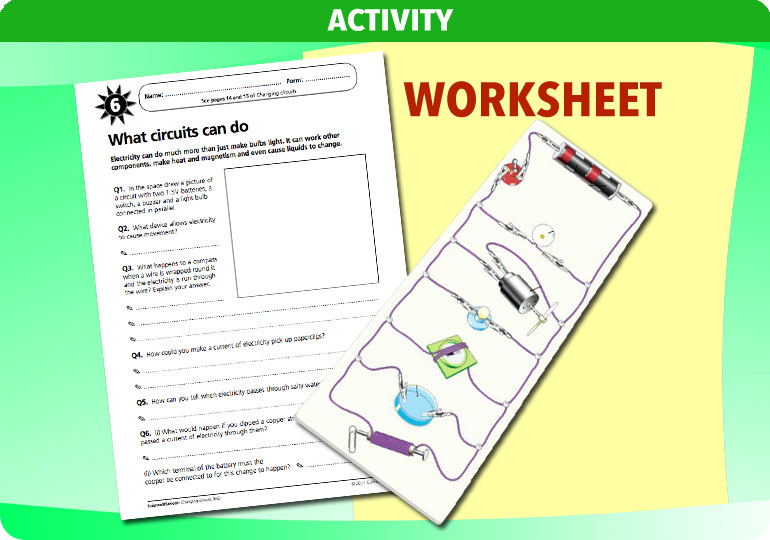 Curriculum Visions teacher changing circuits resource
