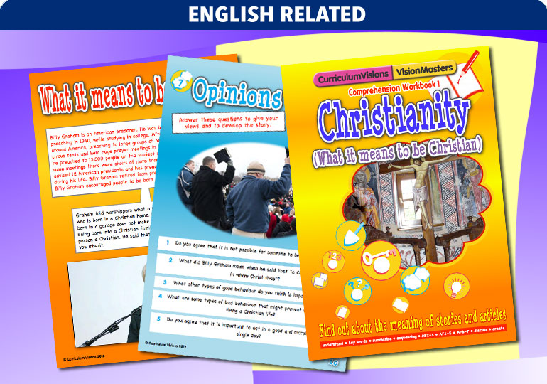 Curriculum Visions teacher christian christianity religion religious comprehension activity resource