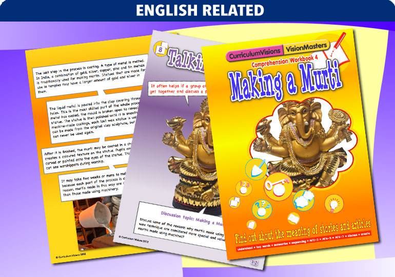 Curriculum Visions teacher hinduism hindu religion religious comprehension activity resource