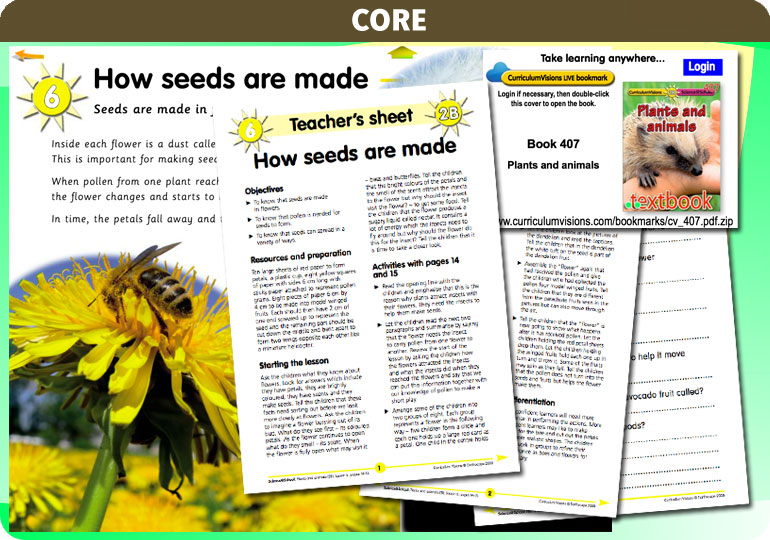 Curriculum Visions teacher plants and animals resource