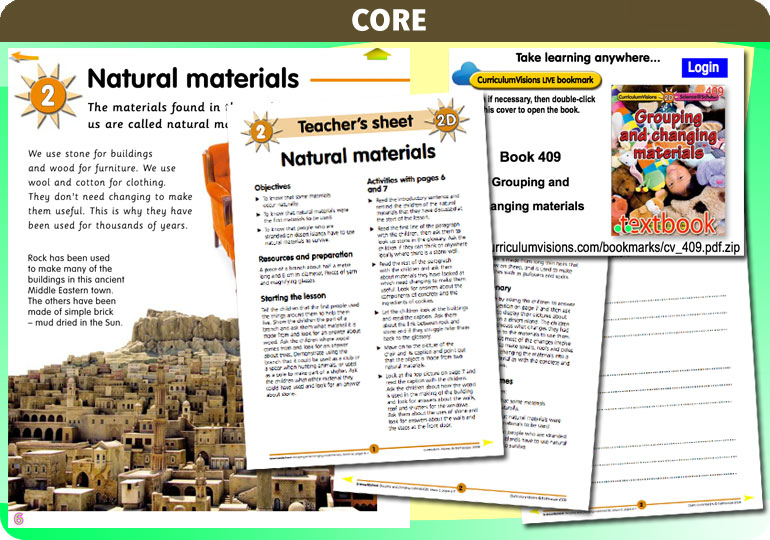 Curriculum Visions teacher grouping materials resource
