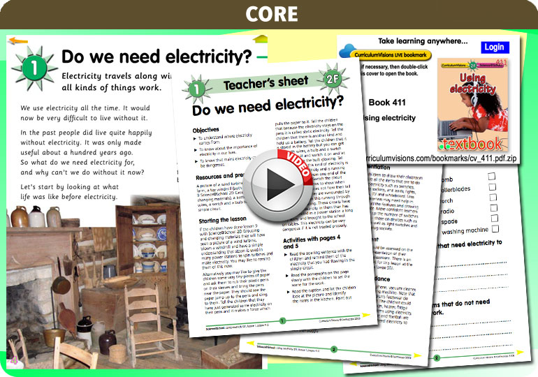 Curriculum Visions teacher using electricity resource