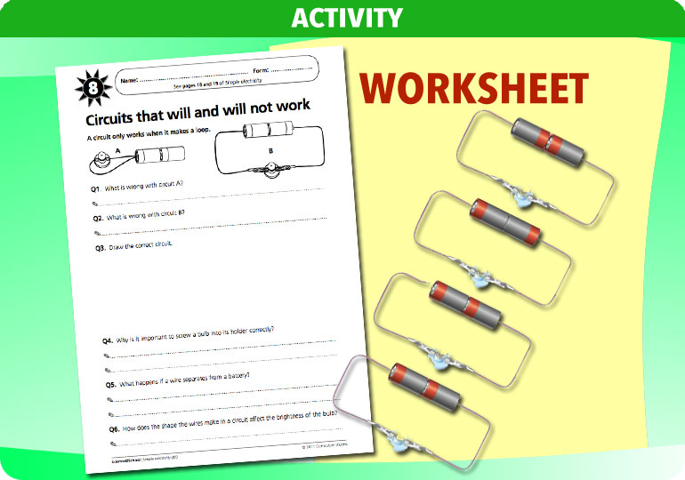 Curriculum Visions teacher simple electricity resource