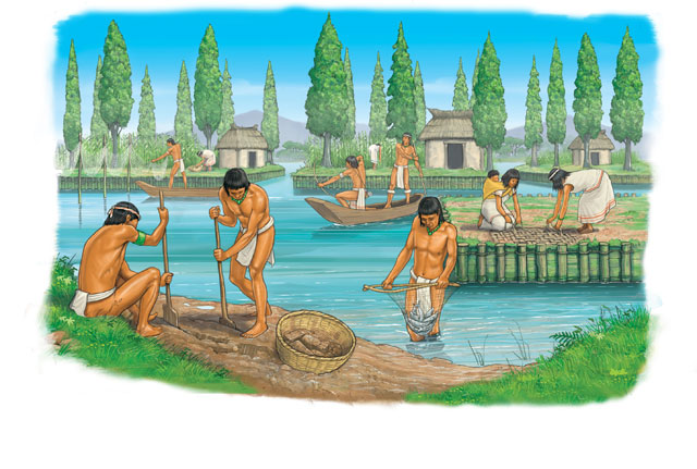 What Were Chinampas Chinampas Were Floating Market Gardens Made By The 